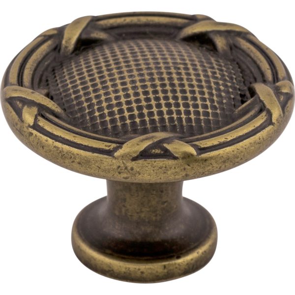 Ribbon & Reed Knob 1 1/4 Inch German Bronze