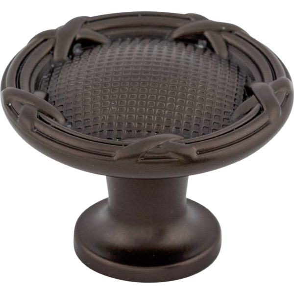 Ribbon & Reed Knob 1 1/4 Inch Oil Rubbed Bronze