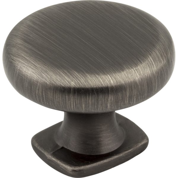 1-3/8" Diameter Brushed Pewter Belcastel 1 Cabinet Knob
