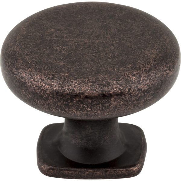 1-3/8" Diameter Distressed Oil Rubbed Bronze Belcastel 1 Cabinet Knob - Image 3