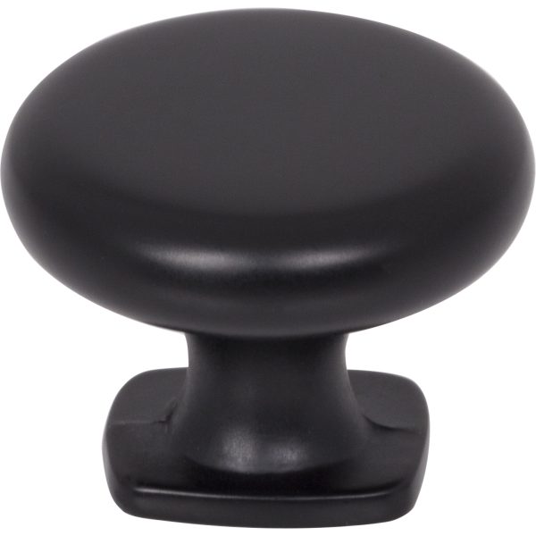 1-3/8" Diameter Matte Black Belcastel 1 Cabinet Knob - Image 3