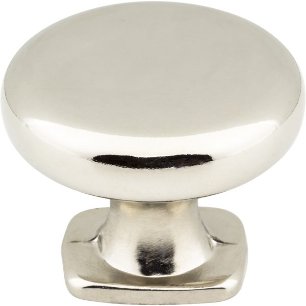 1-3/8" Diameter Polished Nickel Belcastel 1 Cabinet Knob - Image 3