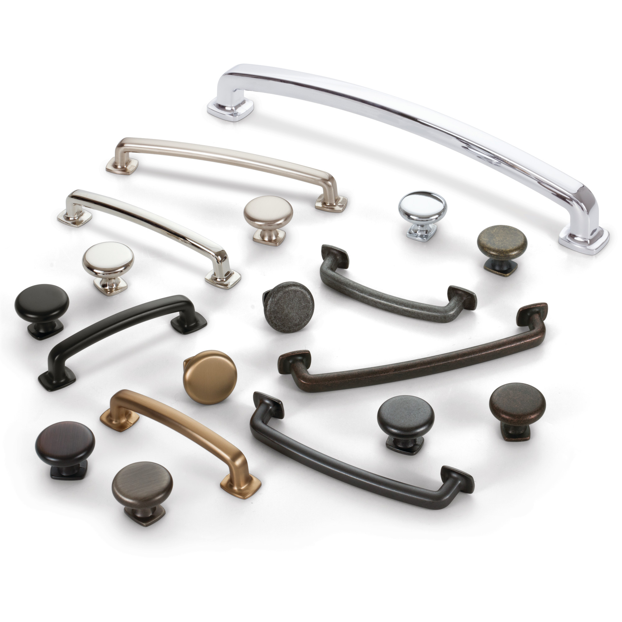 1-3/8" Diameter Polished Chrome Belcastel 1 Cabinet Knob - Image 5