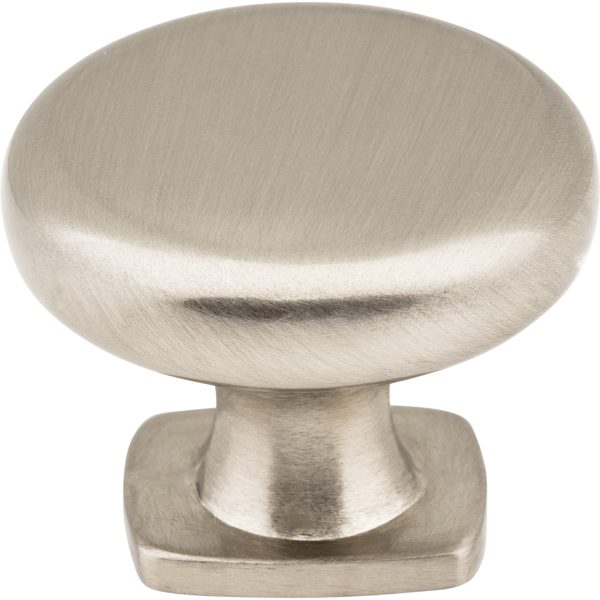 1-3/8" Diameter Satin Nickel Belcastel 1 Cabinet Knob - Image 3