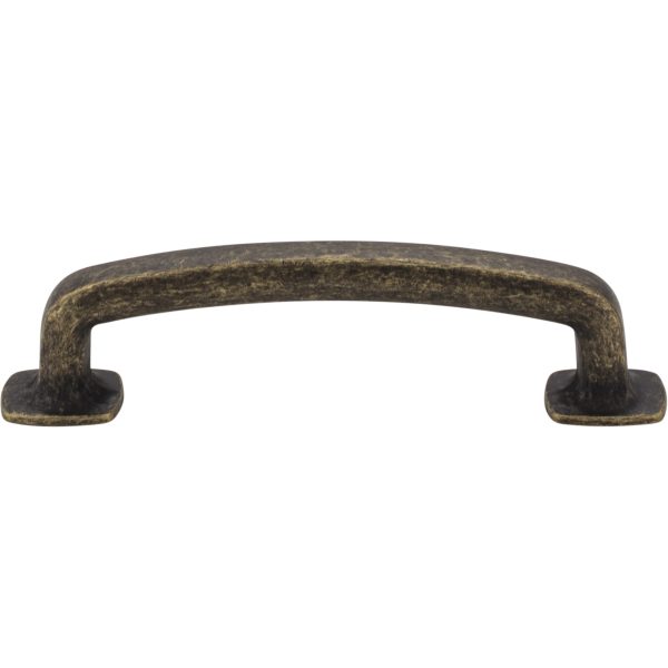 96 mm Center-to-Center Distressed Antique Brass Belcastel 1 Cabinet Pull - Image 3