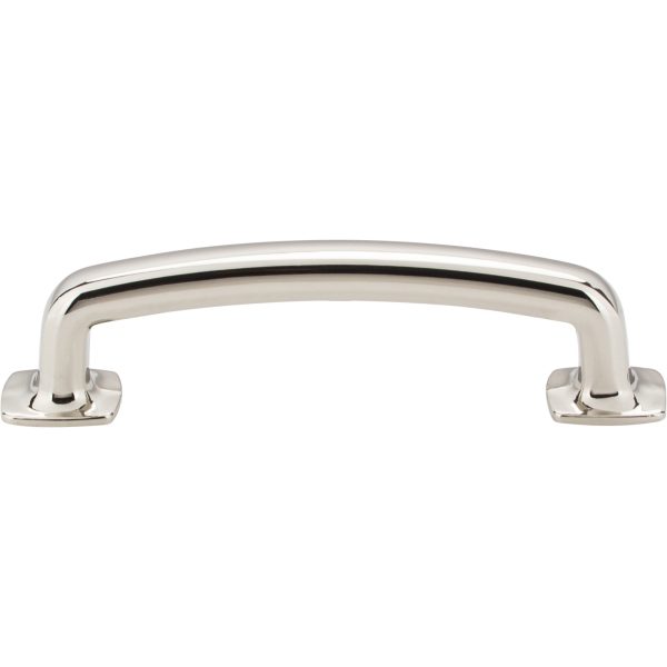 96 mm Center-to-Center Polished Nickel Belcastel 1 Cabinet Pull - Image 3