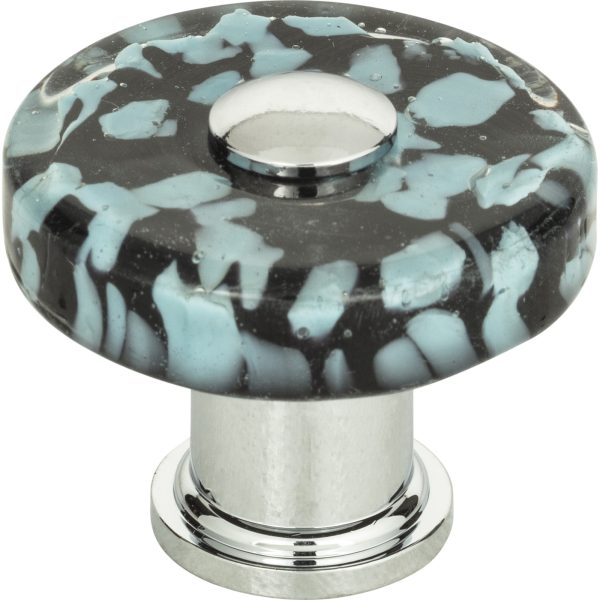 Marine Glass Round Knob