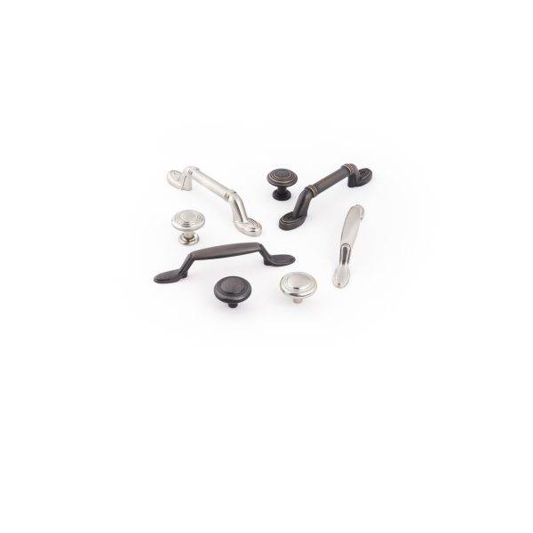 3" Center-to-Center Satin Nickel Vienna Cabinet Pull - Image 5