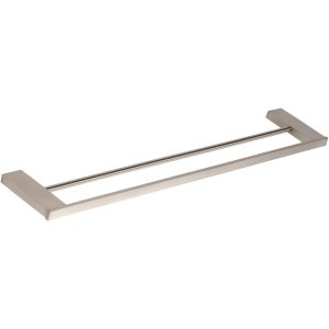 Parker Bath Towel Bar 24 Inch Double Brushed Nickel