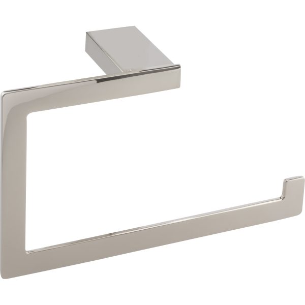 Parker Bath Towel Ring  Polished Nickel