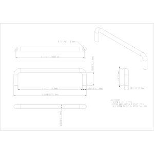 Torino Cabinet Pull (S271) in Satin Nickel