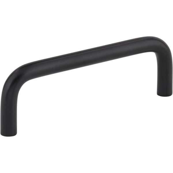 3-1/2" Center-to-Center Matte Black Torino Cabinet Wire Pull