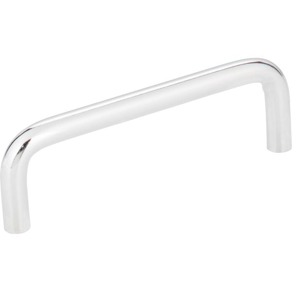 3-1/2" Center-to-Center Polished Chrome Torino Cabinet Wire Pull