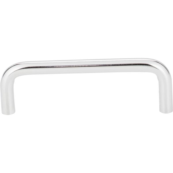 3-1/2" Center-to-Center Polished Chrome Torino Cabinet Wire Pull - Image 3