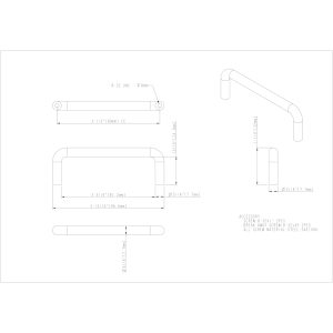 Torino Cabinet Pull (S271-3.5) in Satin Nickel