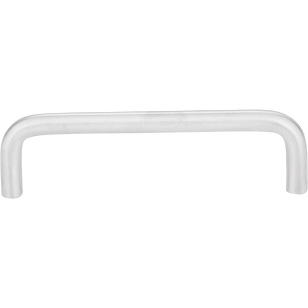 4" Center-to-Center Brushed Chrome Torino Cabinet Wire Pull - Image 3