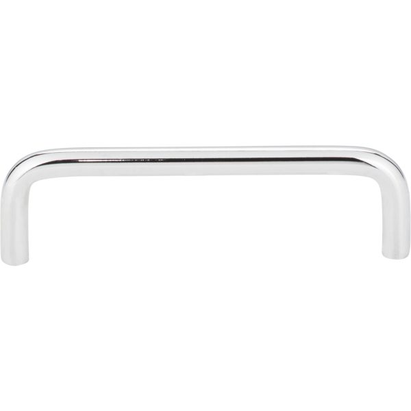 4" Center-to-Center Polished Chrome Torino Cabinet Wire Pull - Image 3