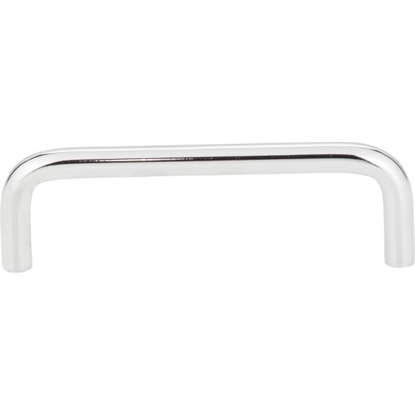 96 mm Center-to-Center Polished Chrome Torino Cabinet Wire Pull - Image 3