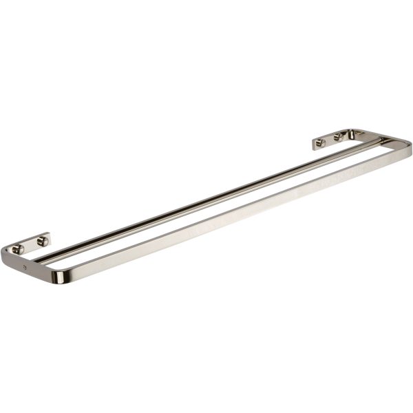 Solange Bath Towel Bar 24 Inch Double Polished Nickel