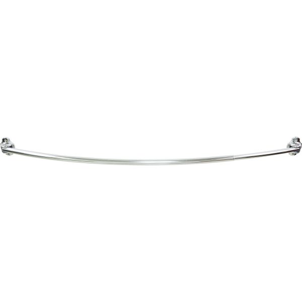 56"-72" Polished Chrome Adjustable Curved Shower Curtain Rod - Retail Packaged