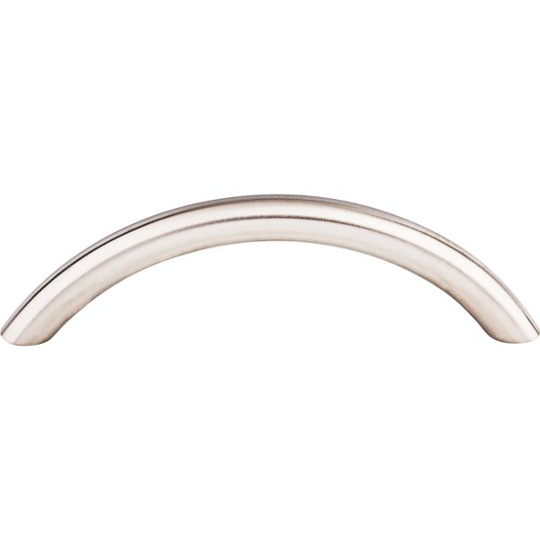 Solid Bowed Bar Pull 3 3/4 Inch (c-c) Brushed Stainless Steel