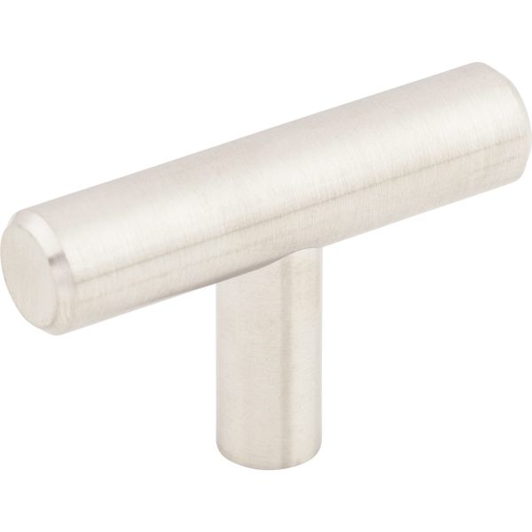 Solid T-Handle 2 Inch Brushed Stainless Steel - Image 3