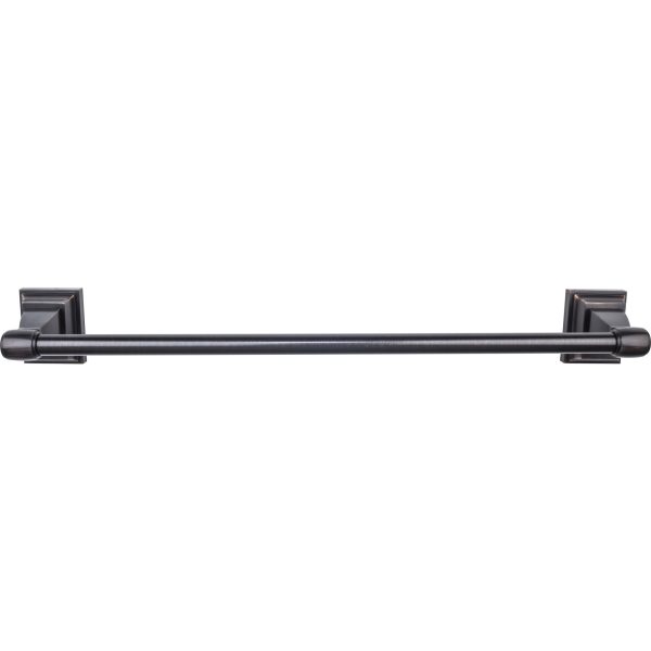 Stratton Bath Towel Bar 30 Inch Single Tuscan Bronze