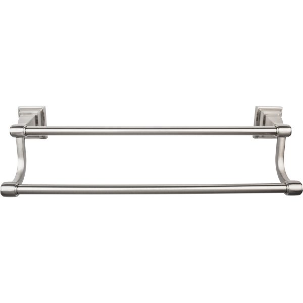 Stratton Bath Towel Bar 30 Inch Double Brushed Satin Nickel