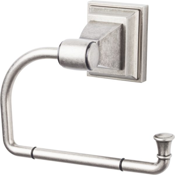 Stratton Bath Tissue Hook  Antique Pewter