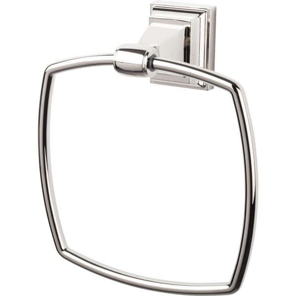 Stratton Bath Ring  Polished Nickel