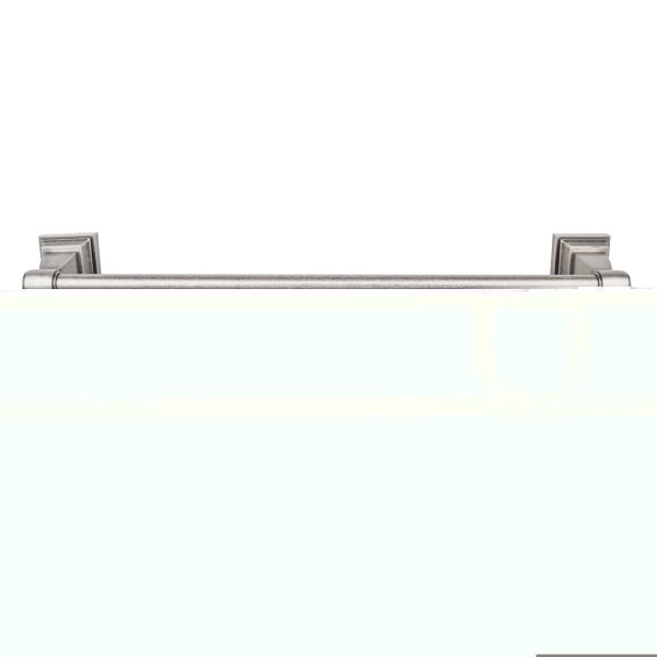 Stratton Bath Towel Bar 24 Inch Double Antique Pewter