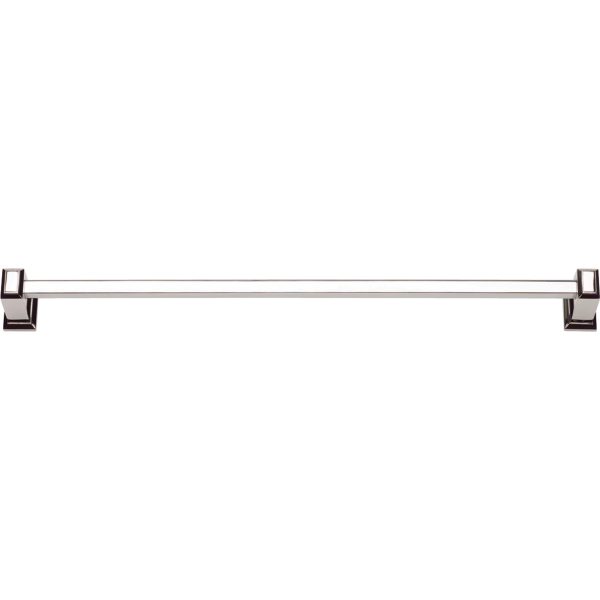 Sutton Place Bath Towel Bar 24 Inch Single Polished Nickel