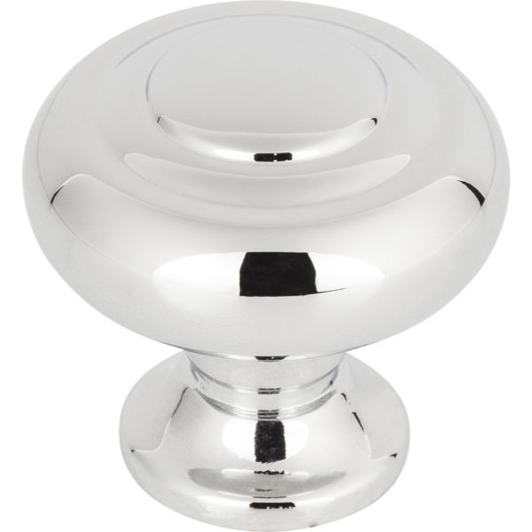 Kent Knob 1 1/4 Inch Polished Chrome