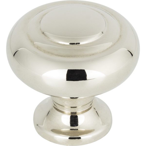 Kent Knob 1 1/4 Inch Polished Nickel