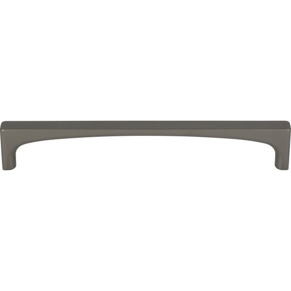 Riverside Pull 6 5/16 Inch (c-c) Ash Gray
