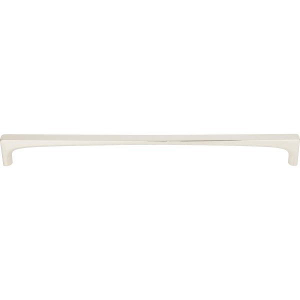 Riverside Pull 12 Inch (c-c) Polished Nickel