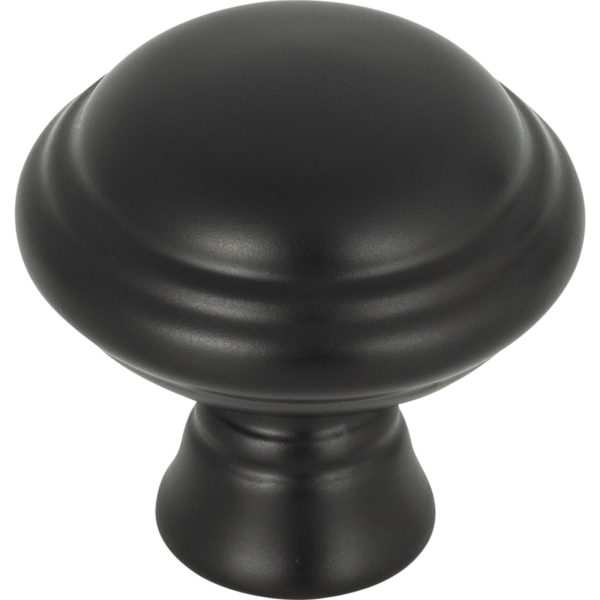Henderson Knob 1 1/4 Inch Flat Black