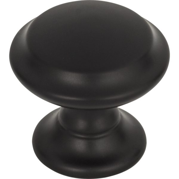 Barrow Knob 1 1/4 Inch Flat Black