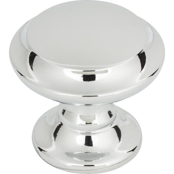 Barrow Knob 1 1/4 Inch Polished Chrome