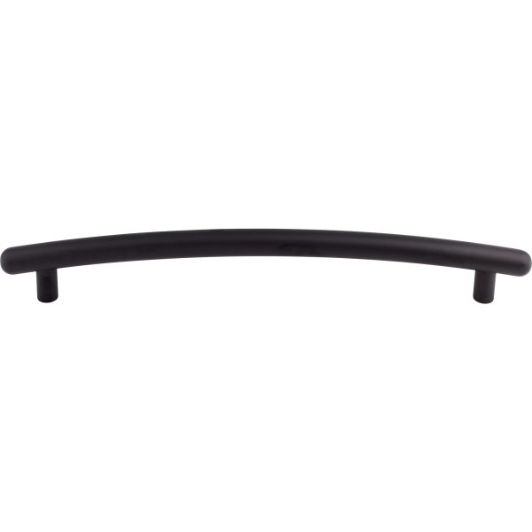 Curved Appliance Pull 12 Inch (c-c) Flat Black