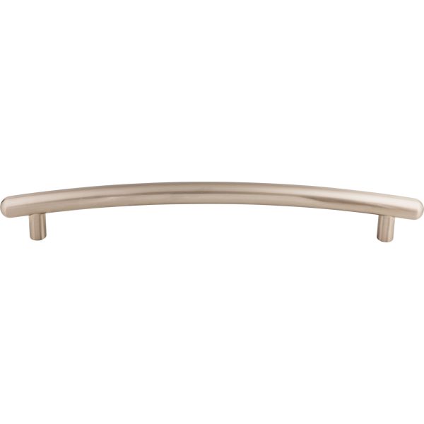 Curved Appliance Pull 12 Inch (c-c) Brushed Satin Nickel