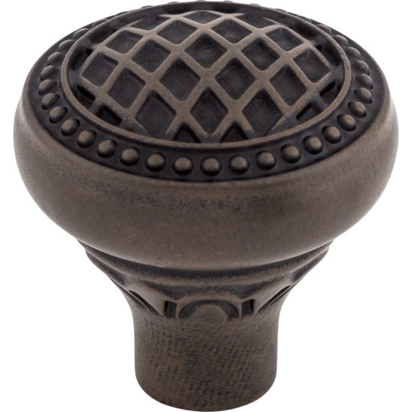 Trevi Round Knob 1 5/16 Inch Patina Rouge
