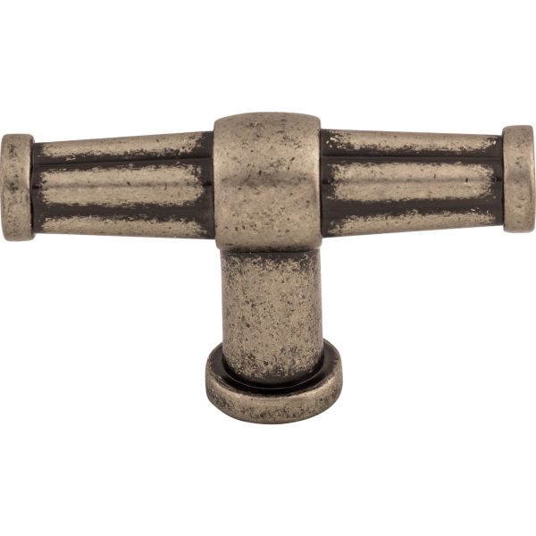 Luxor T-Handle 2 1/2 Inch Pewter Antique