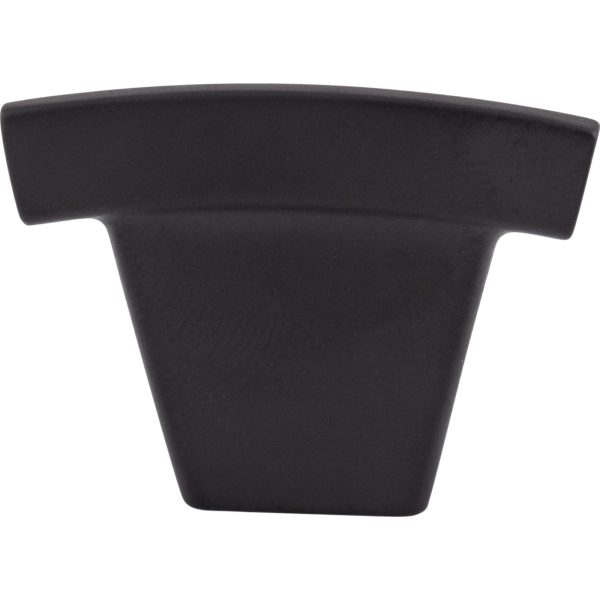 Arched Knob 1 1/2 Inch Flat Black