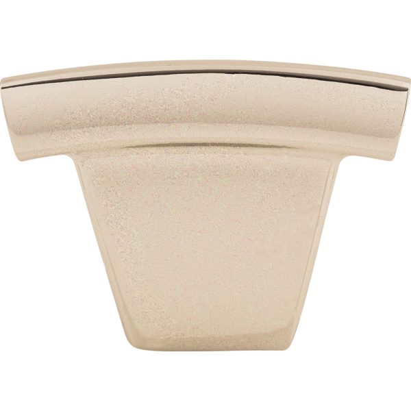Arched Knob 1 1/2 Inch Polished Nickel