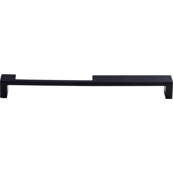 Modern Metro Notch Pull B 9 Inch (c-c) Flat Black