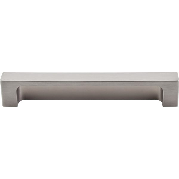 Modern Metro Tab Pull 5 Inch (c-c) Brushed Satin Nickel