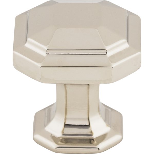 Emerald Knob 1 1/8 Inch Polished Nickel