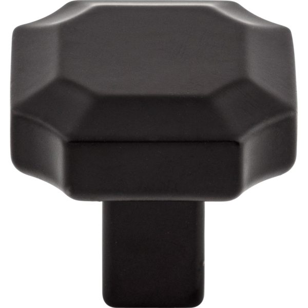 Davenport Knob 1 1/4 Inch Flat Black