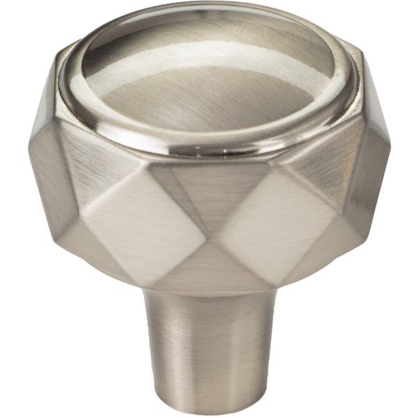 Kingsmill Knob 1 1/4 Inch Brushed Satin Nickel